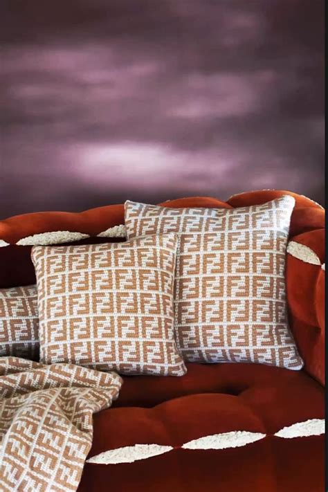 cuscino divano fendi|fendi roma cushions.